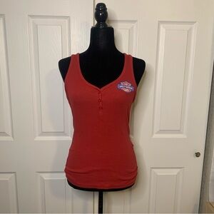 Harley Davidson Red Tank Top